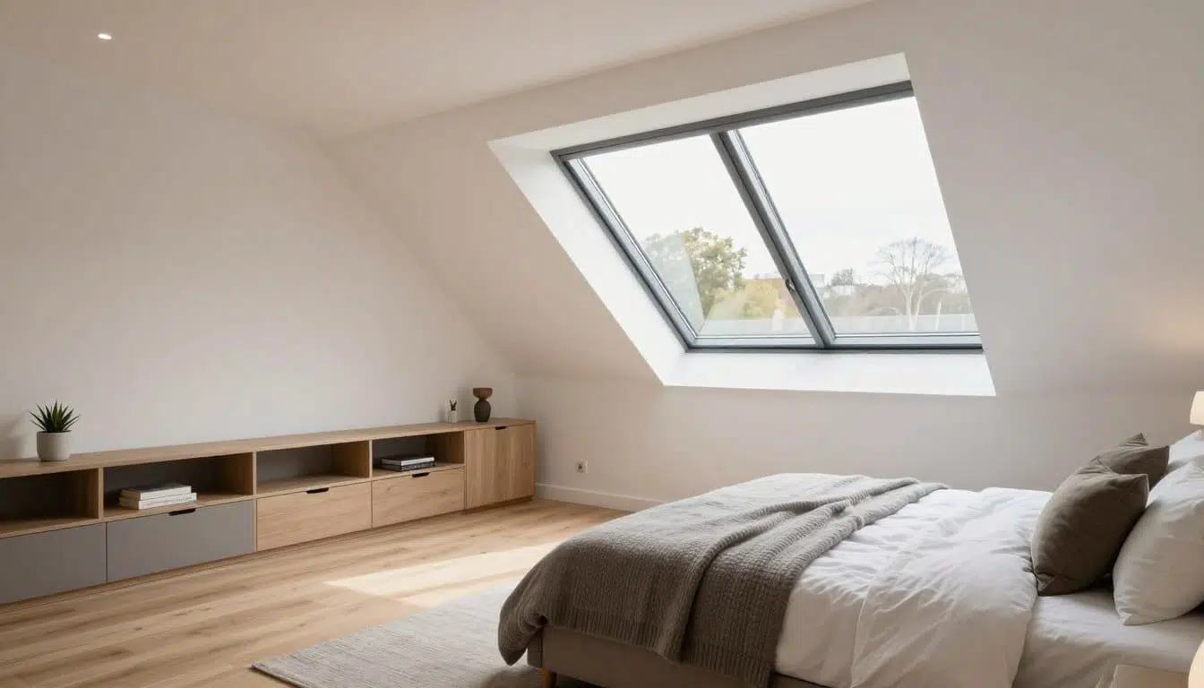 Light-filled loft room designed for a Didcot home